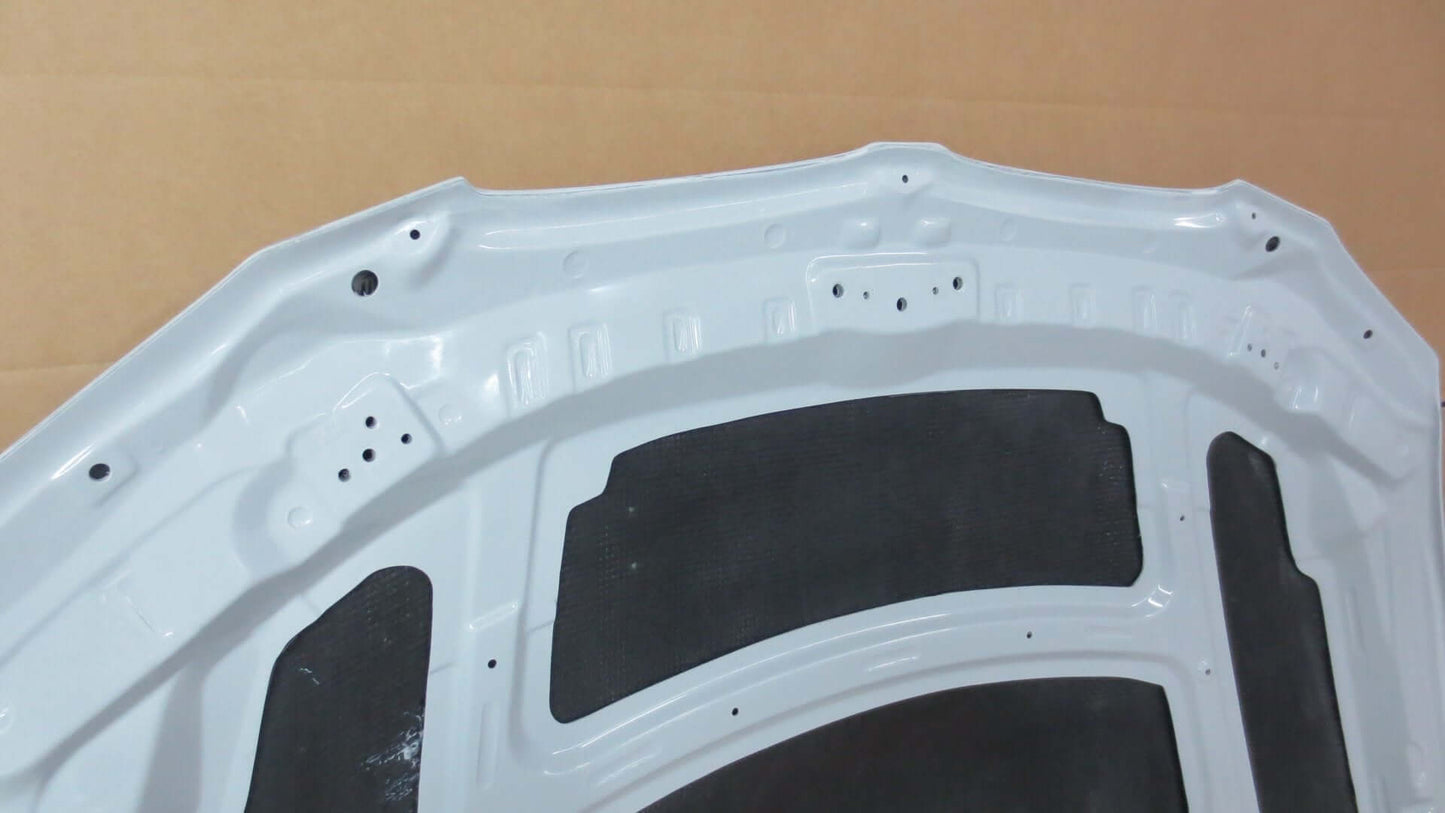 BONNET BMW E90 PRE-LCI M3 Look partial underside view showing the internal frame design and reinforcement layout