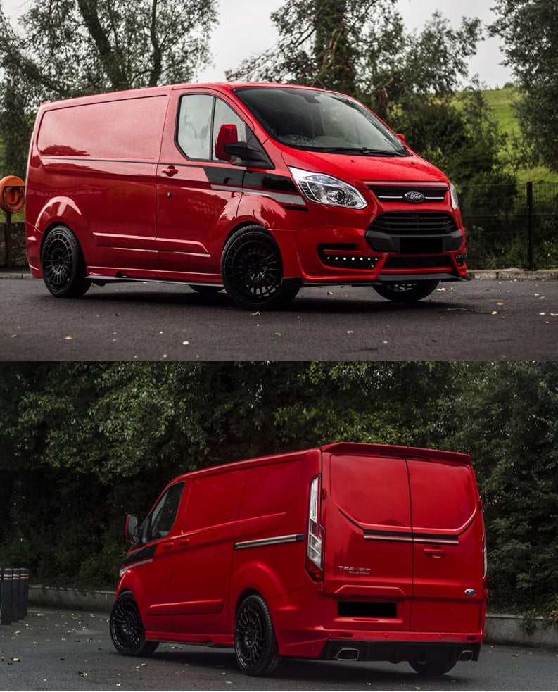 Body Kit Ford Transit Custom 12-18. Made from 1st grade FRP (reinforced fiberglass)