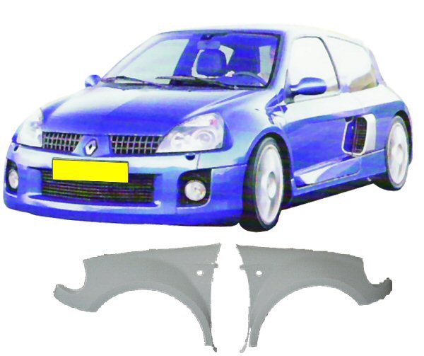 BODY KIT RENAULT CLIO II 02 V6 LOOK