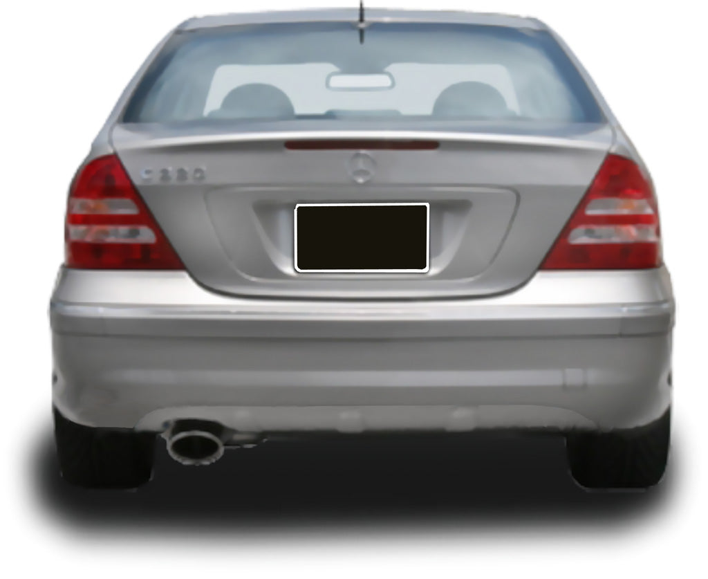 Mercedes Classe C W203 AKG model with a rear bumper designed for a refined and sporty appearance.