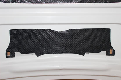 Detail of heat shield insulation on the inside of bonnet BMW 1 Series E81/E82/E87/E88 M1.