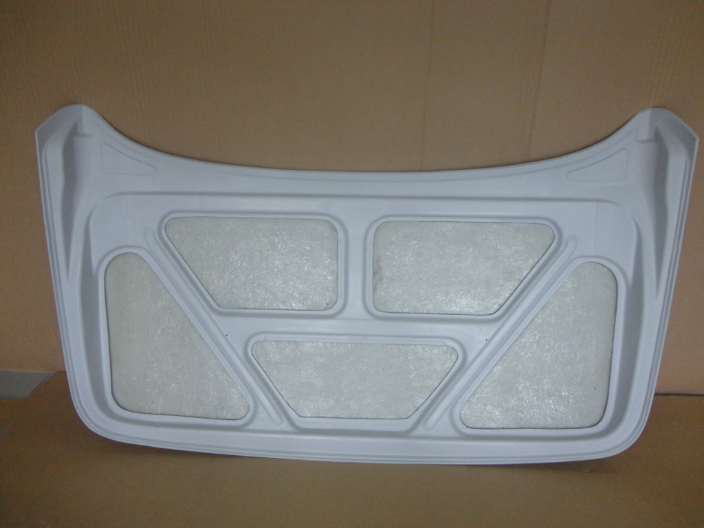 Underside View of Trunk for BMW 2002 Racing. Made from 1st grade FRP (reinforced fiberglass).