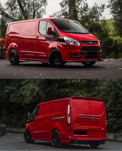 Body Kit Ford Transit Custom 12-18. Made from 1st grade FRP (reinforced fiberglass)