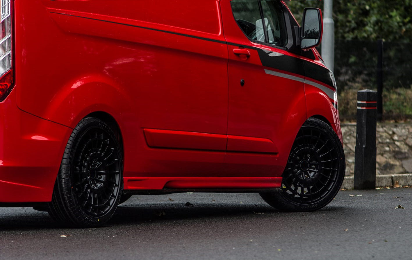 Body Kit Ford Transit Custom 12-18. Made from 1st grade FRP (reinforced fiberglass)
