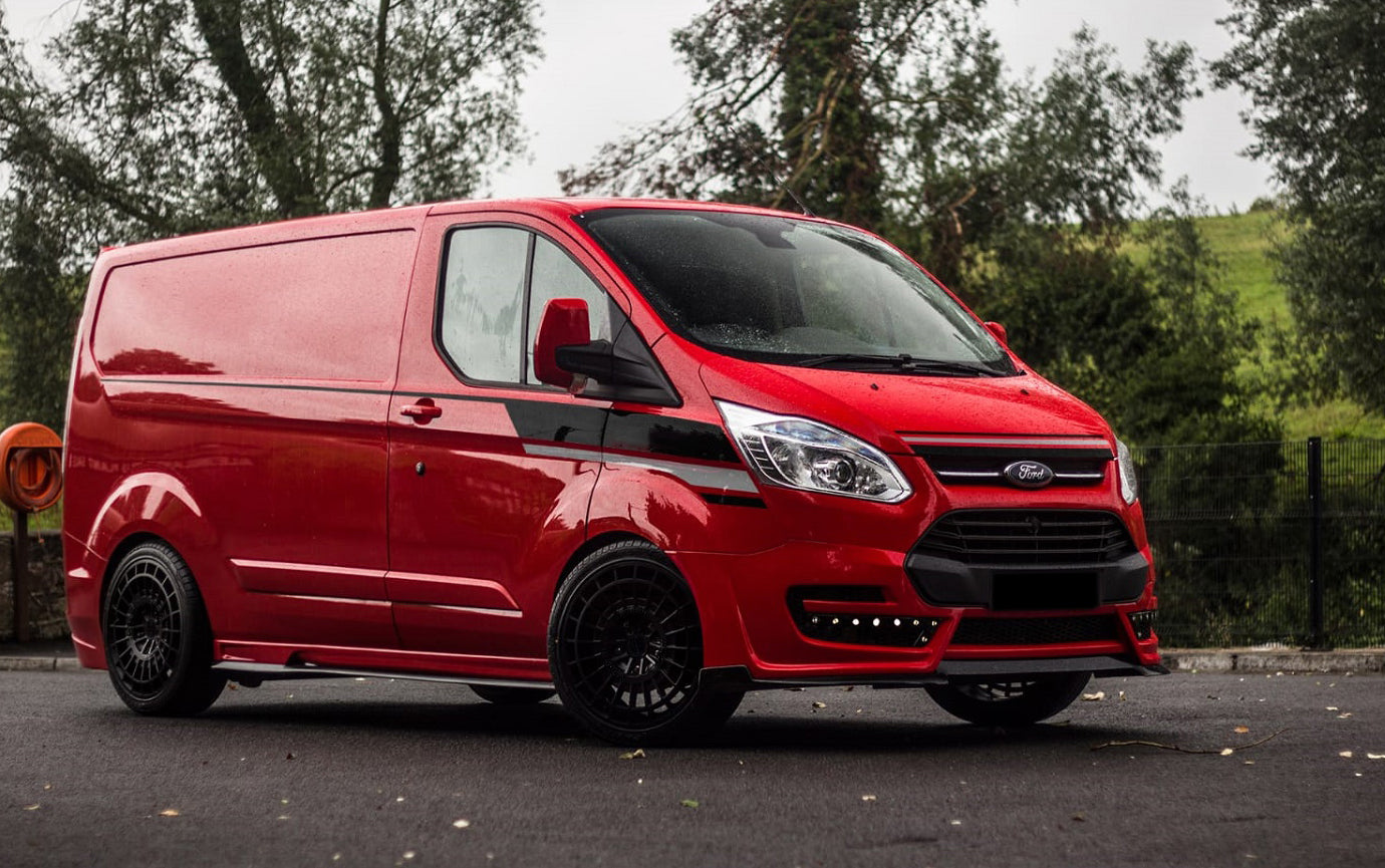 Body Kit Ford Transit Custom 12-18. Made from 1st grade FRP (reinforced fiberglass)