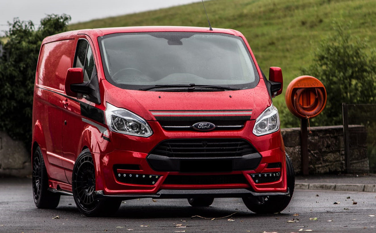 Body Kit Ford Transit Custom 12-18. Made from 1st grade FRP (reinforced fiberglass)