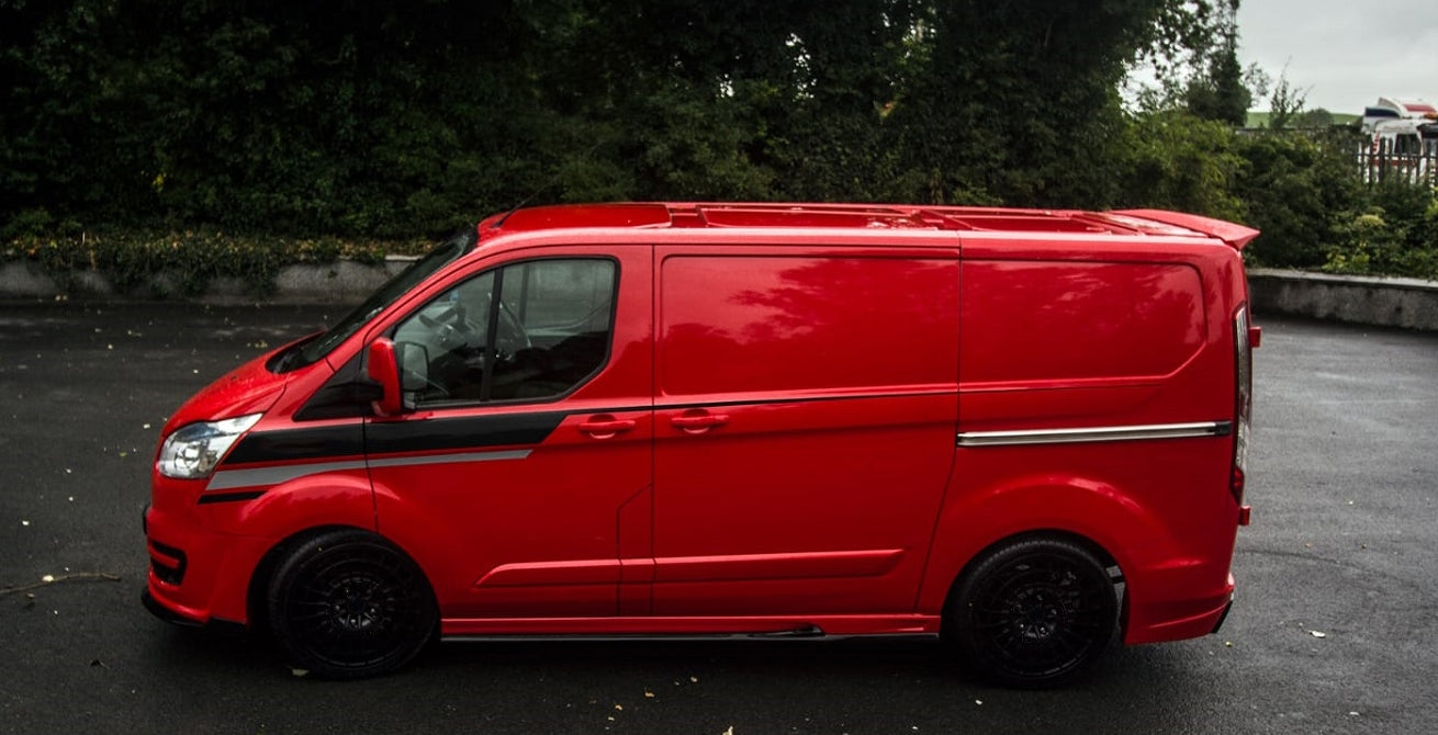 Body Kit Ford Transit Custom 12-18. Made from 1st grade FRP (reinforced fiberglass)