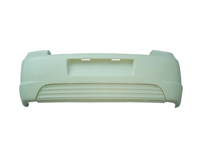 Unpainted fiberglass rear bumper panel for Volkswagen Golf IV R-Line I, top view.