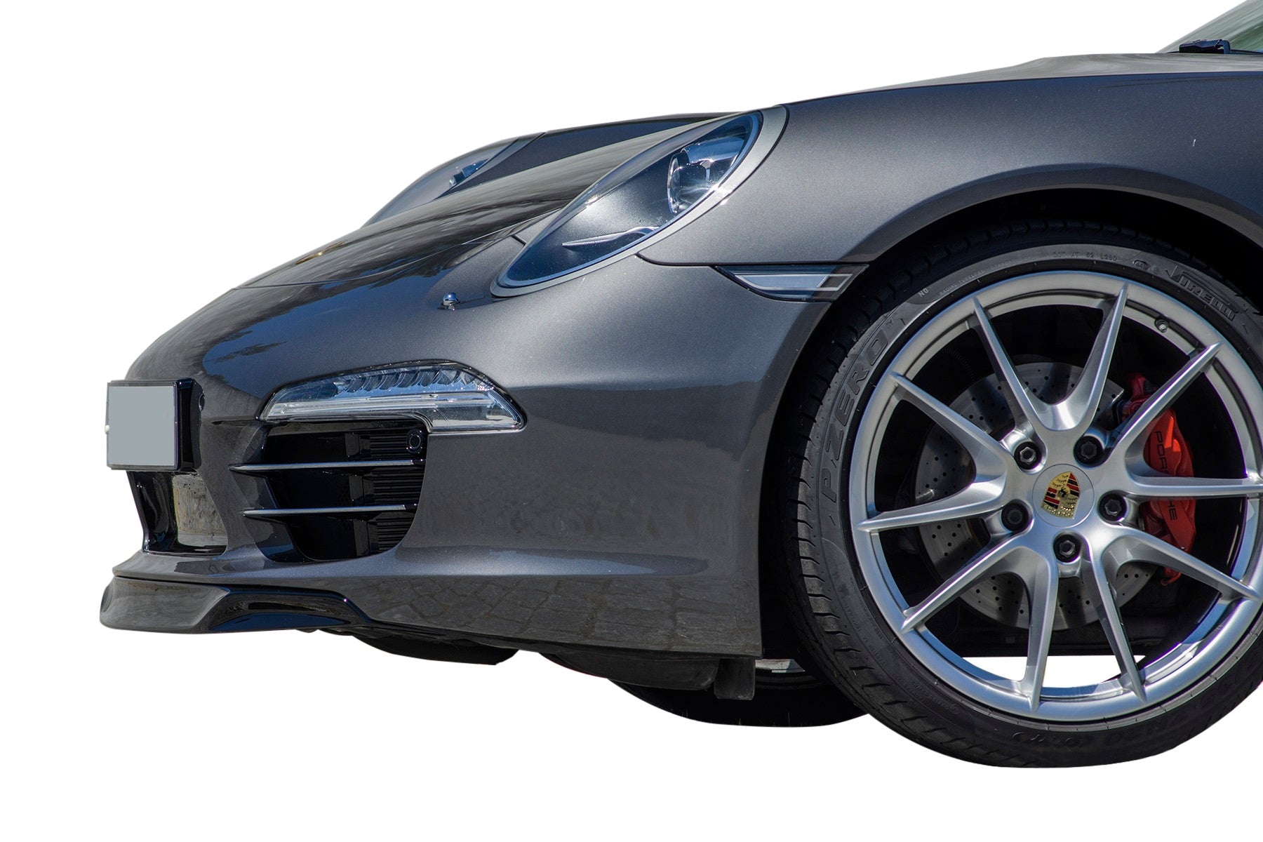 Body Kit Porsche 911 911 PH1: Front Lip, Rear Diffuser, Side Skirts Blades & Rear Spoiler on vehicle 