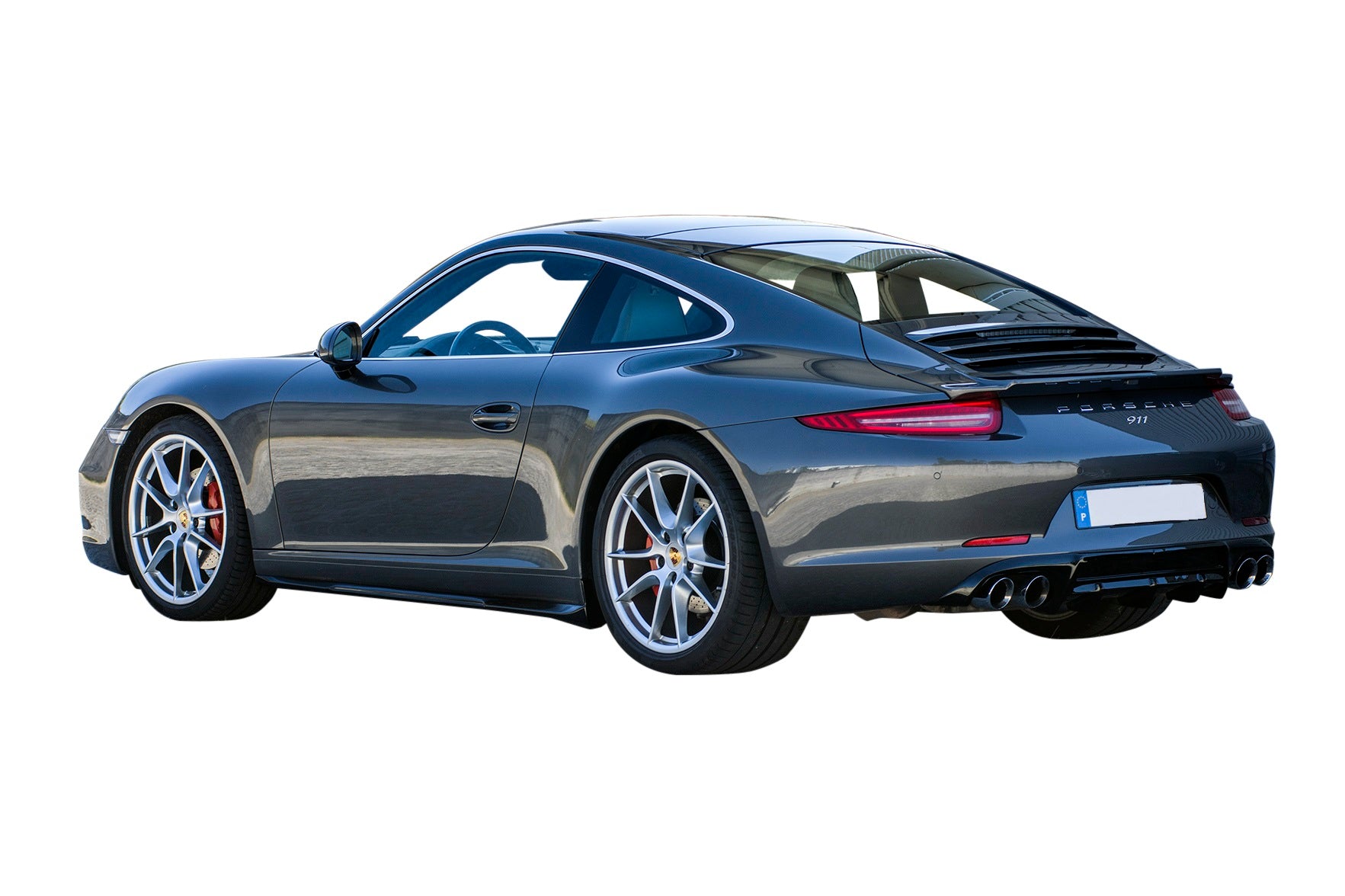 Body Kit Porsche 911 911 PH1: Front Lip, Rear Diffuser, Side Skirts Blades & Rear Spoiler on vehicle 