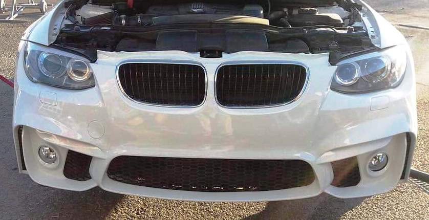 FRONT BUMPER BMW 3 SERIES E92/E93 LCI  M4 LOOK FOG LIGHTS