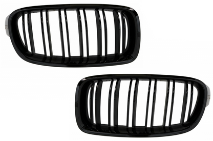 FRONT GRILLE DOUBLE BAR BMW 3 SERIES F30 F31 M4 LOOK M-DESIGN